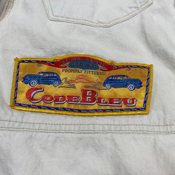 Vintage 80s Code Bleu Denim Jacket Heavy Weight Champ Men's XL - Picture 8 of 14